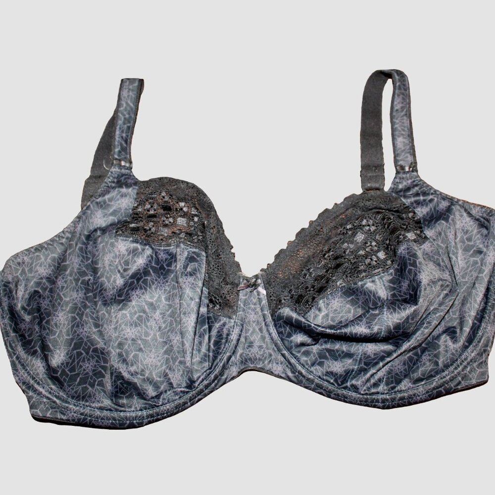 Full Coverage Black Lace Bra